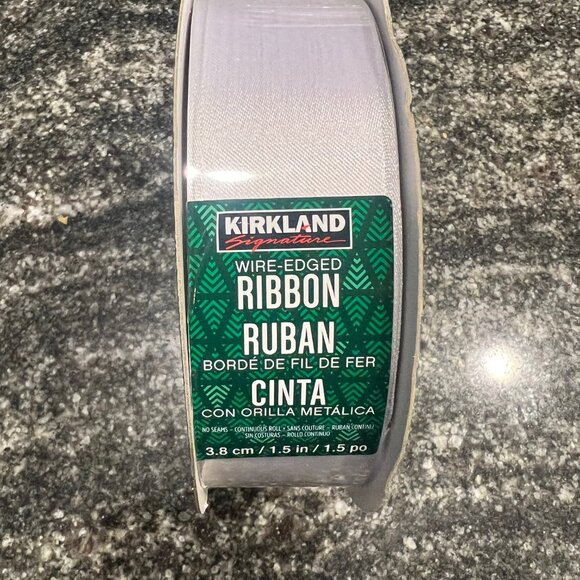 NEW! Kirkland Wire-edged Ribbon 50 YD NEW As shown - Picture 1 of 4